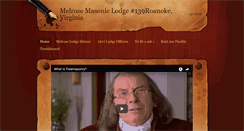 Desktop Screenshot of melrosemasoniclodge.com